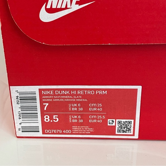 Nike Dunk High Retro PRM "Teal Suede" - Picture 16 of 17